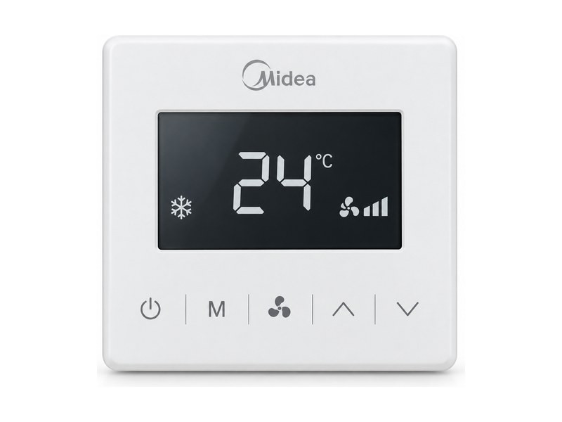 Midea KJRP-86I/MFK-E Fan Coil Thermostat